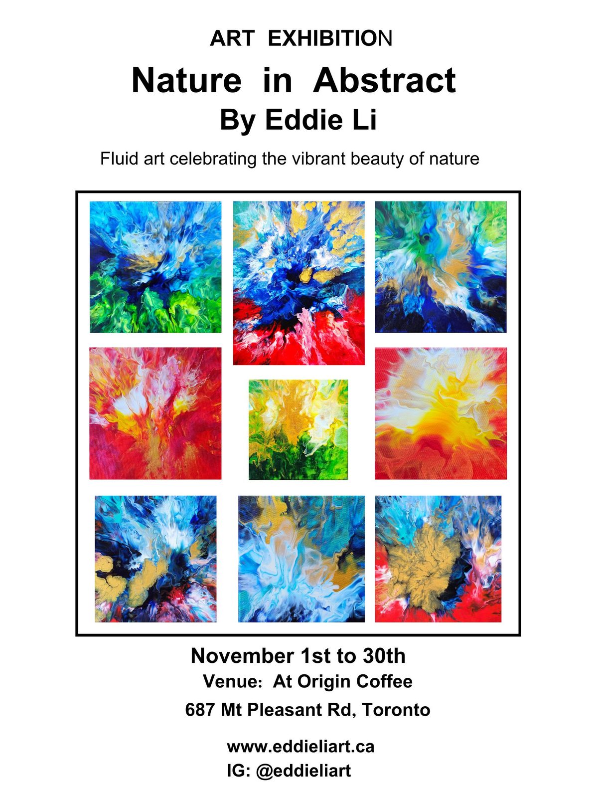 Nature in Abstract poster.