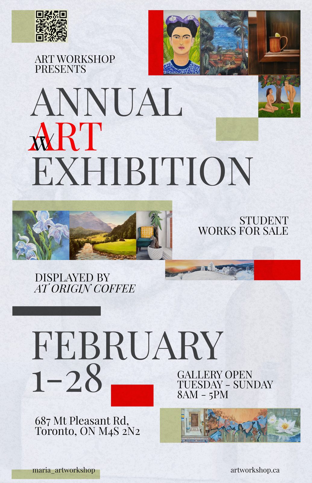 Art Workshop – Annual Exhibition poster.