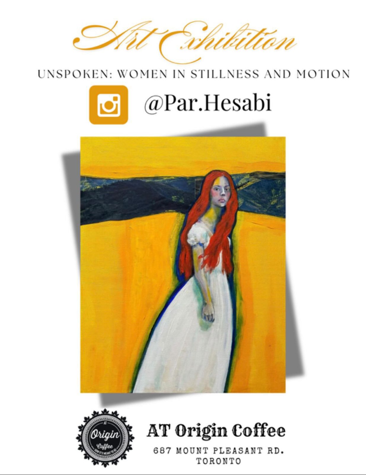 Unspoken:Women in Stillness and Motion poster.