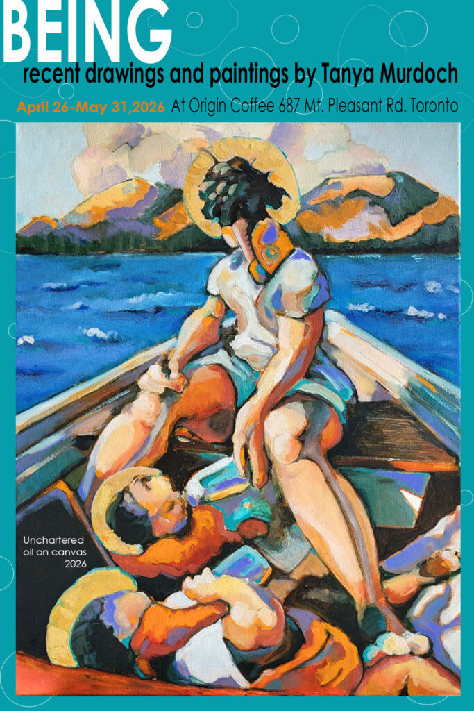 Being — exhibition artwork by Tanya Murdoch, At Origin Coffee art gallery, Toronto, May 2026