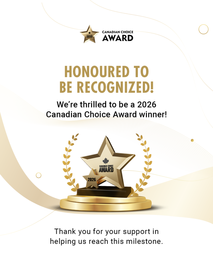 2026 Canadian Choice Award trophy.